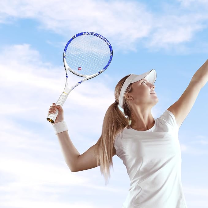 Pro Tennis Racket for Adults, 2 Player 27 inch Speed Tennis Racquet Acceptable for Beginner and Professional with 3 Tennis Balls, 2 Vibration Dampes, 2 Overgrips, Tennis Bag