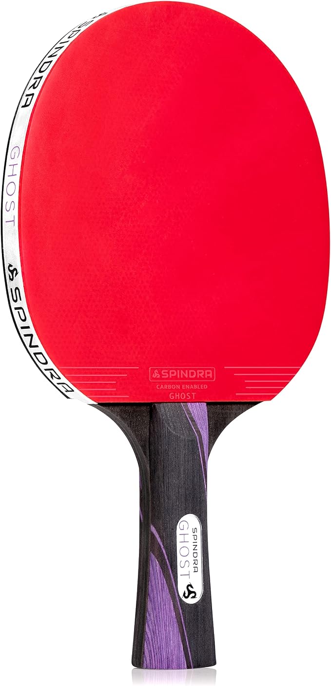 Performance Ping Pong Paddles, Advanced-Expert Table Tennis Paddles For Each Skill Level With Professional Rubbers & Carbon Layered Blades, 2025 Upgrade With Protective Case to Boost Your Game