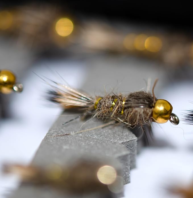 Outdoor Planet 36/48 / 60 Premium Hand Tied Fly Fishing Flies Assortment Kit | Dry/Wet/Nymph/Streamer/Terrestrial/Leech/Popper/Woolly Bugger Flies Set for Trout/Bass/Salmon/Steelhead/Panfish