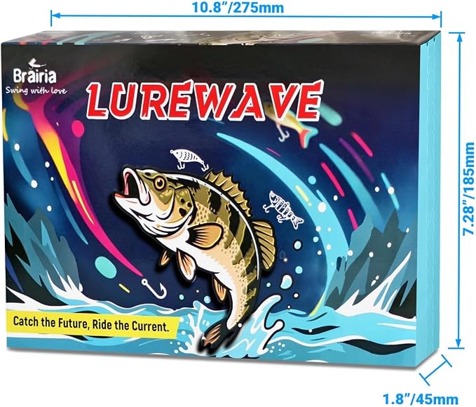 Mystery Tackle Box - 8/10pcs Freshwater Lures for Bass, Mystery Fishing Box for Anglers