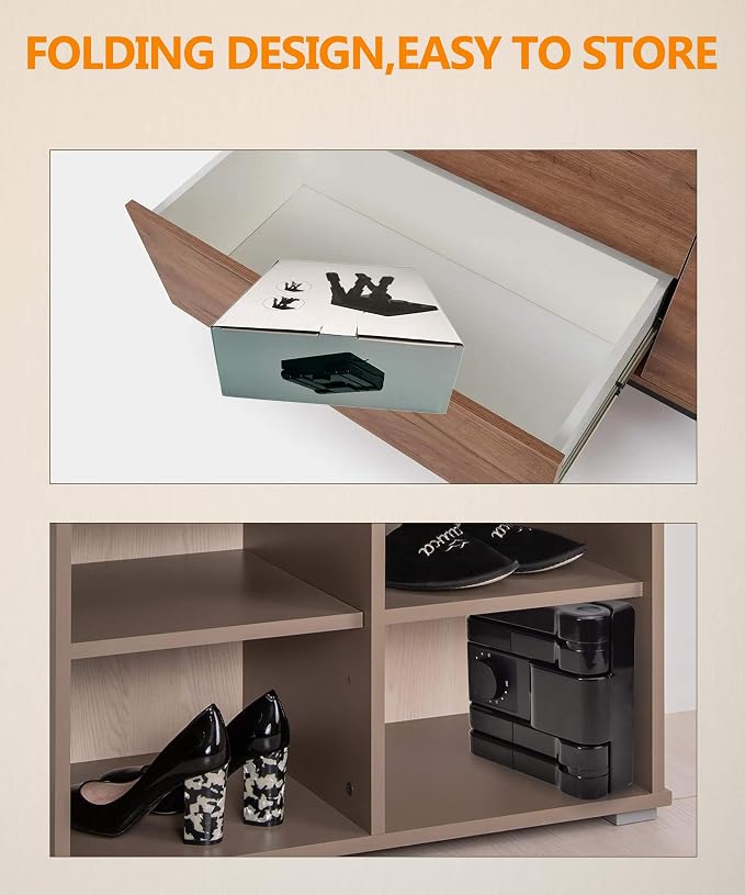 Portable Electric Shoes Boots Dryer and Warmer with Timer Heater and High Output Fan, Folding and Drying Adjustable Rack