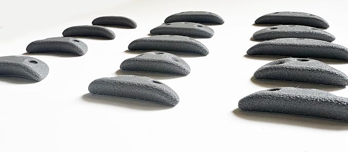 14 Screw On Crimp Rock Climbing Holds Advanced Climbing Holds Home Climbing Wall Bouldering Gym Holds Eco Friendly Dual Textured Crimps for Finger Strength
