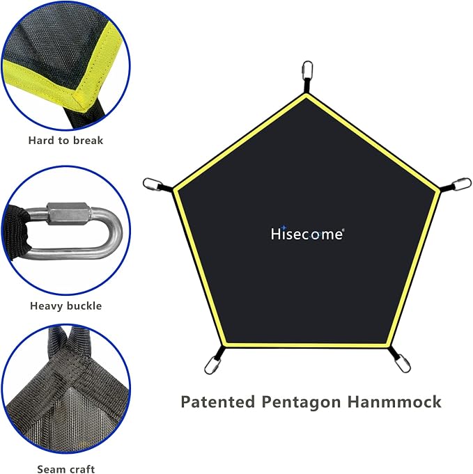Climber Dome Hammock with Canopy, Accessory for Climbing Dome,Suitable for 10 * 5FT, Load-Bearing 300 Pounds(Hammock Only)