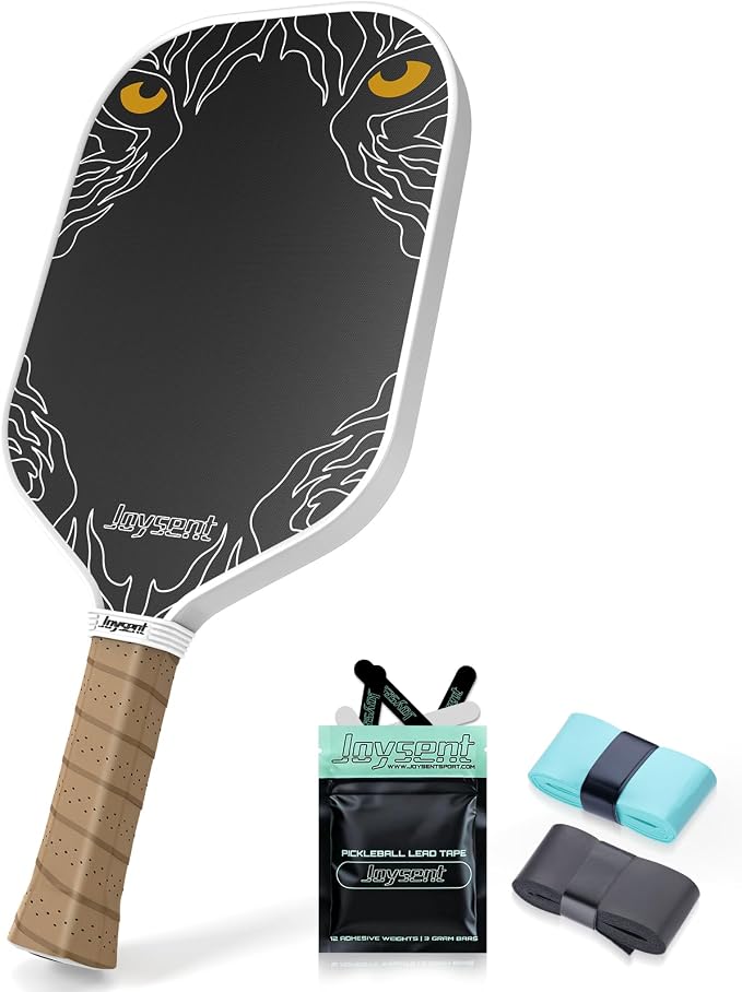 Pickleball Paddles Set, T700 Raw Carbon Fiber Pickleball Paddle, USAPA Approved 16mm Core Power Pickleball Racket for Adults Men Women, Phantom Eye GEN4 Pro