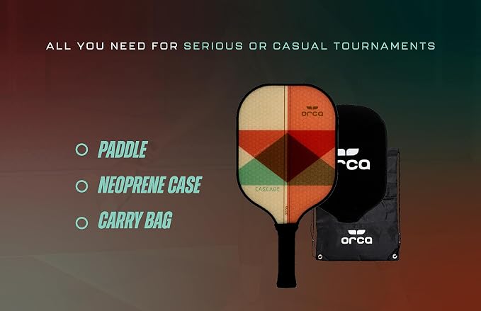 Orca Pickleball Paddles, Performance Series Pickleball Paddles Designed for Control and Precision, USA Pickleball Approved