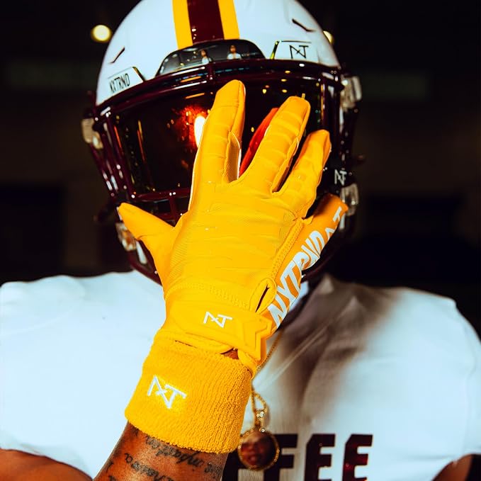 Nxtrnd G1 Pro Men's Football Gloves, Adult Sticky Receiver Gloves