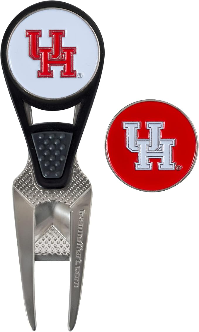 Team Effort Collegiate CVX Ball Mark Repair Tool & 2 Ball Markers