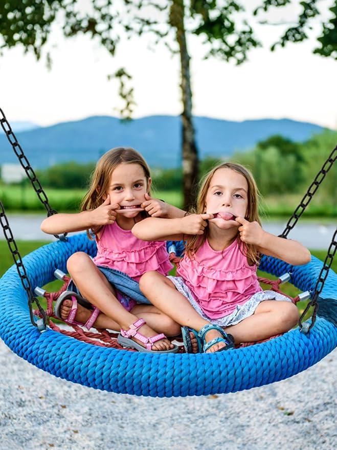 4 Pack 25in Hanging Swing Chain with 4 Carabiners, 440LB Capacity Hanging Kits Heavy Duty Hanging Chair Hardware for Hammock Swing Hanging Chair Punching Bags Sandbag Indoor Outdoor Yoga Gym (Silver)