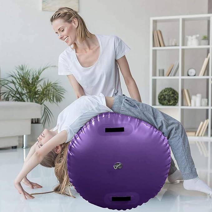 Gymnastics Air Roller Air Barrel Inflatable Tumbling Mat,Back Handspring Training Mats For Home Use, Gym Training, Cheerleading With Electric Pump