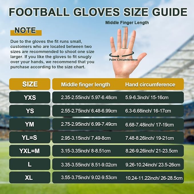 RIGWARL Football Gloves Adult Men, Youth Kids Football Gloves with Super Sticky Grip, Receiver Glove Adult Youth Kids Best Gift for Father‘s Day