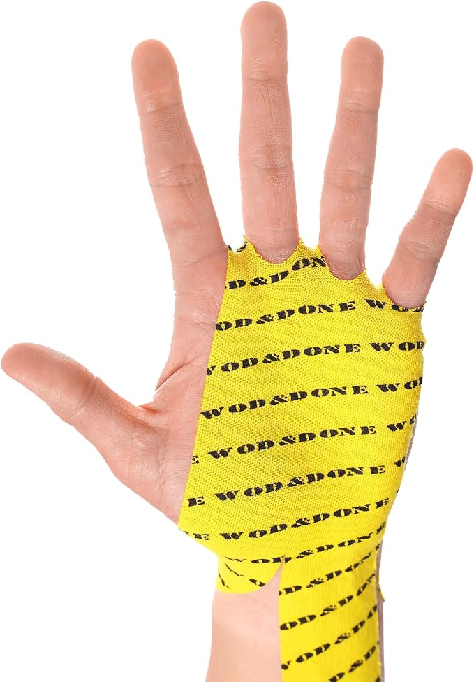 WOD&DONE 40 or 20 Strips of RipGuards Gymnastics Hand Protection Tape Grips Against Rips - no More Ripped Hands - Works for All Sports