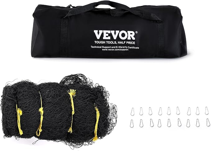 VEVOR Baseball Batting Cage,Professional Softball Baseball Batting Hitting Training Net,Heavy Duty Enclosed PE Practice Portable Pitching Cage Net&Carry Bag,for Backyard,Field,Indoor&Outdoor