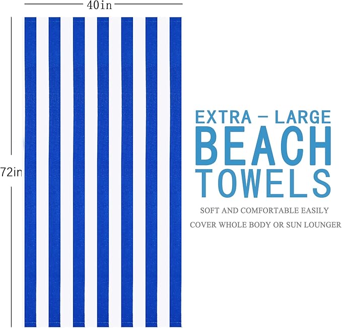 6 Packs Extra Large Oversized Beach Towel Bath Towel 72*40 Set Bathroom Sheets Bulk Quick Dry Soft Absorbent Thick Xl Big Giant Microfiber Terry Blanket Clearance Turkish Toallas De Playa NOT Cotton