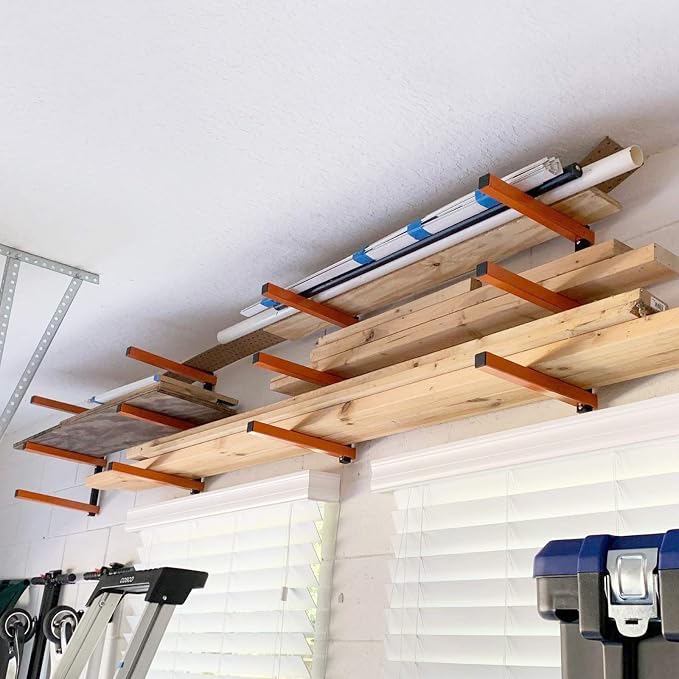 Ultrawall 6 Bike Storage Hanger and Lumber Storage Metal Rack with 3-Level
