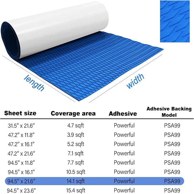 HZshark EVA Foam Boat Decking Sheet Universal DIY Surfboard Traction Pad Non-Slip Grip Mat Trimmable Sheet for Kayak RV Yacht Pool Skateboard Skimboard Step Green Yellow Orange Blue Dark Grey Black
