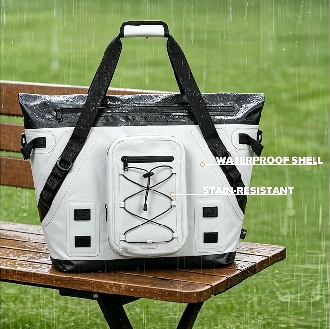 MORXPLOR Insulated Fish Cooler Kill Bag with Flat Bottom-26x18 31x14 40x16 50x18 60x20 70x25 Inches Waterproof Fishing Tackle Kill Cooler Bag