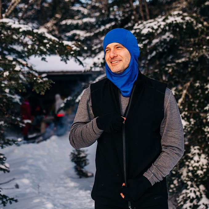 100% Merino Wool Balaclava - Winter Ski Mask - Face Mask - Cold Weather Gear