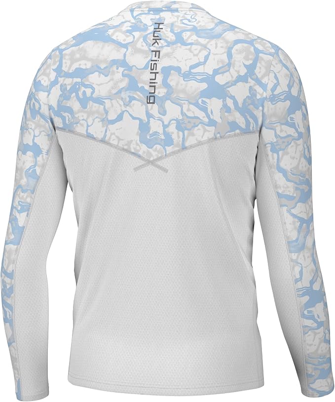 HUK Men's Icon X Long Sleeve Shirt, Performance Fishing Shirt