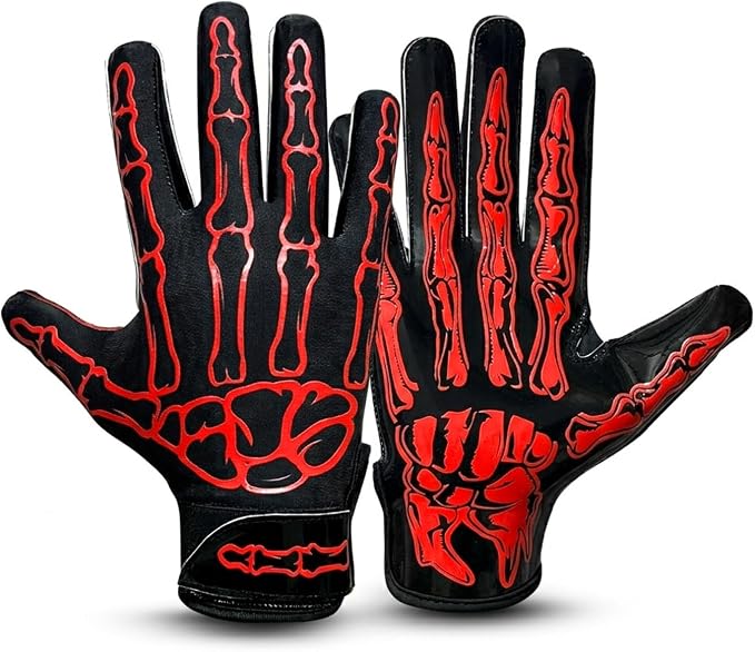 Football Gloves – Super Sticky Receiver Gloves to Boost Grip & Performance for Games & Training – Adult & Youth Sizes