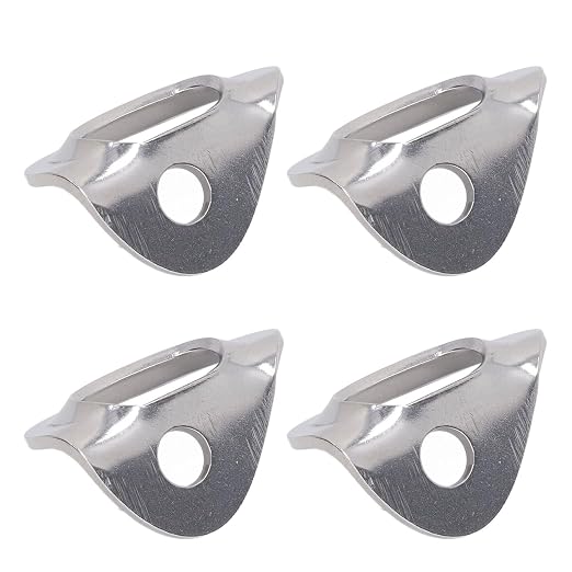 Bolt Hanger,10Pcs Climbing Hanger Lightweight Stainless Steel Rock Climbing Anchors for Cave Exploration Engineering Protection