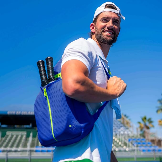 Swinton Pickleball Bag for Women and Men – Stylish Pickleball Backpack | Lightweight, Water-Resistant Pickleball Paddle Bag | Unisex Pickleball Bags with Space for Paddles, Balls & Accessories