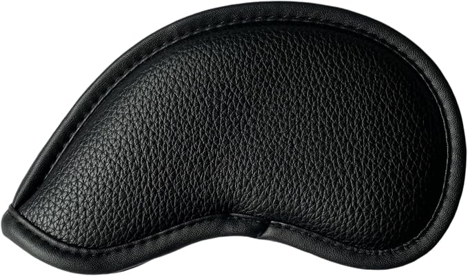 10pcs Golf Iron Covers 4 Leaf Clover Golf Iron Head Covers Synthetic Leather Golf Iron Covers Set Iron Headcovers Golf Club Head Covers for Iron Wedges fits for All Brand