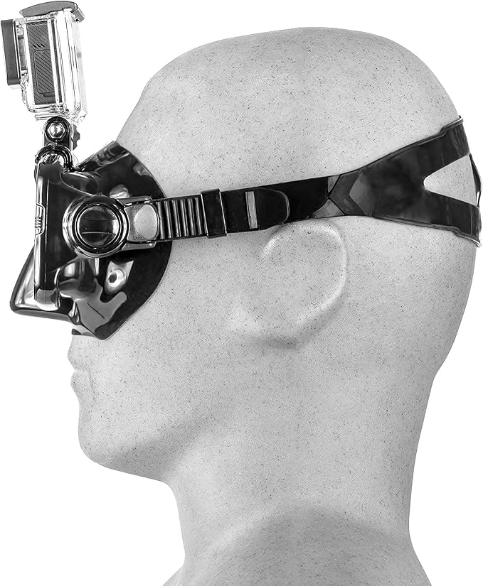 OCTOMASK - Scuba Mask w/ Mount for All GoPro Hero Cameras for Scuba Diving, Snorkeling, Freediving