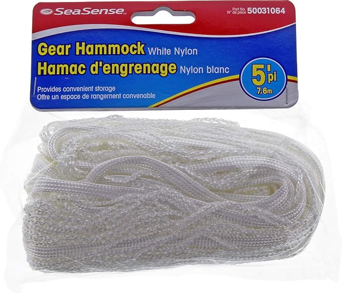 SeaSense Nylon Gear Hammock, White