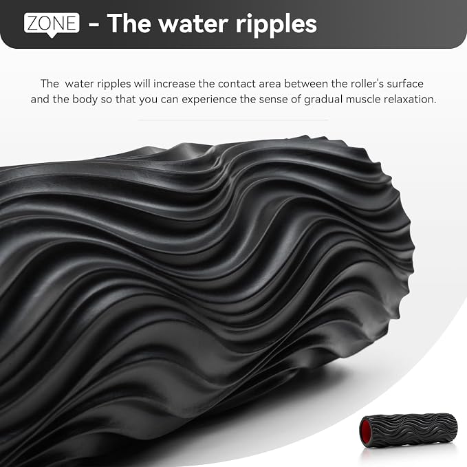 Foam Roller High-Density Exercise Roller, Deep Tissue Muscle Massage, Stretching, Relieves Muscles, Improves Mobility, Fitness Roller for Pilates, Yoga, Ideal for Athletes, Beginners & Recovery