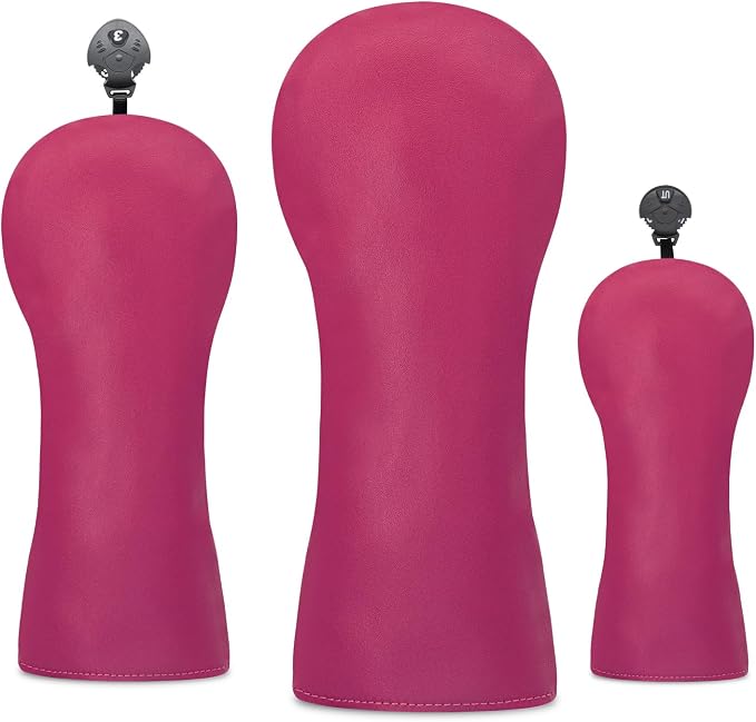 Golf Accessories Golf Club Covers for Driver, Fairway, Hybrids - Golf Driver Headcover/Golf Fairway Wood Head Cover/Hybrid Headcover for Men/Women Golfer