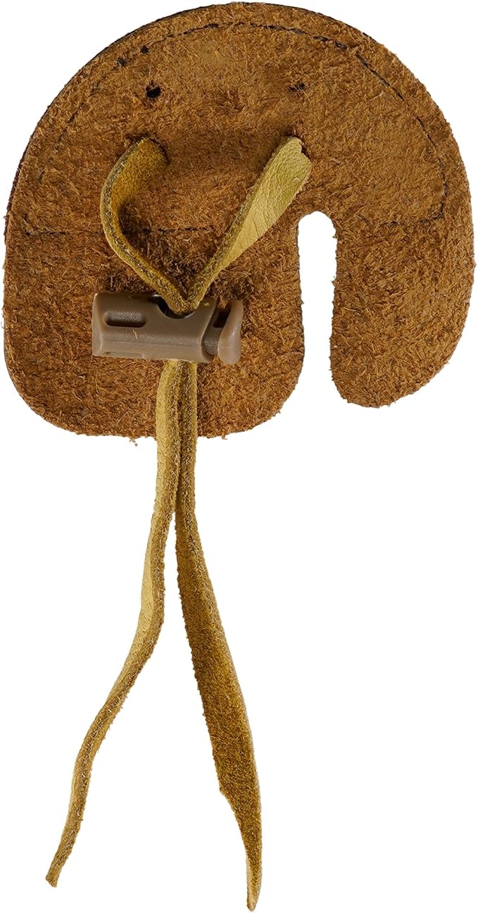 Hornet Leather Split Finger Tab – Handmade USA – Traditional Archery Gear – Medium or Large – Left or Right Hand