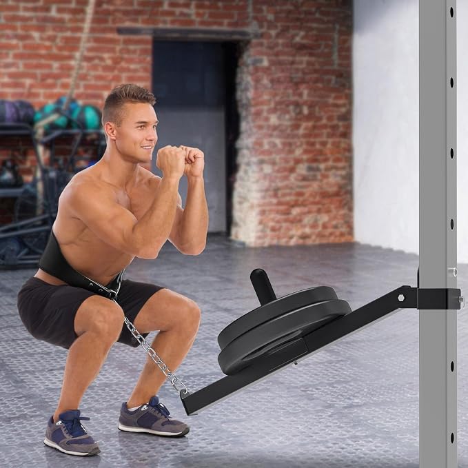 Kipika Power Rack Bundle - J-Hooks and Multi-Grip Dip Bars for Home Gym, and Fitness Workouts