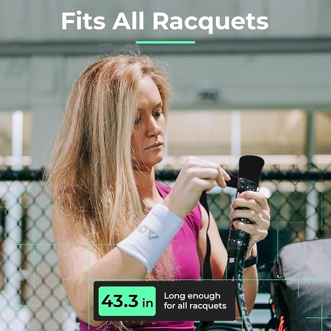 ADV Dry Tennis Overgrip Tape - 3, 6, 12, 30, 60 Pack - FeltTac Tennis Racket Grip Tape - Ultra Absorbent Tennis Grip Tape - Comfort Tennis Racket Grips - Tennis Grips Overgrip