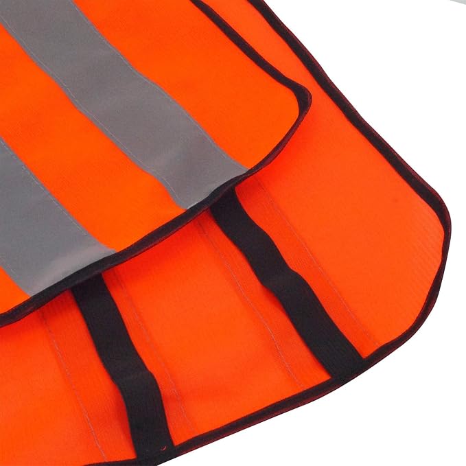 AIEOE Kids High Visibility Safety Vest Reflective Running Lightweight Traffic Walking Breathable Construction Vest