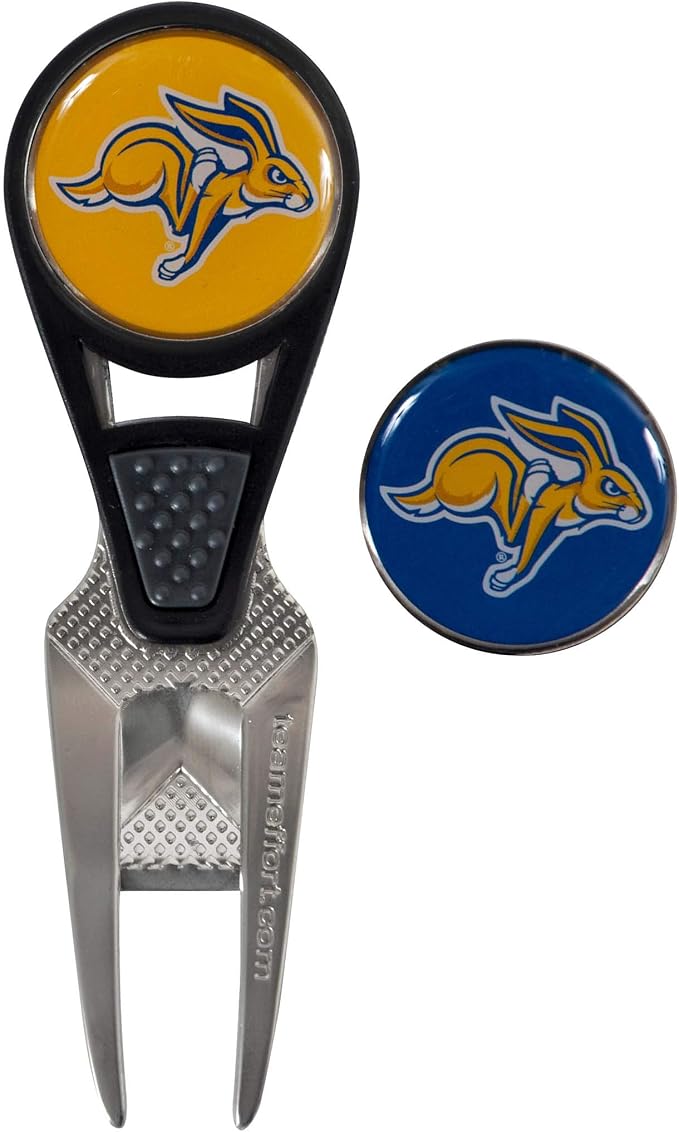 Team Effort Collegiate CVX Ball Mark Repair Tool & 2 Ball Markers