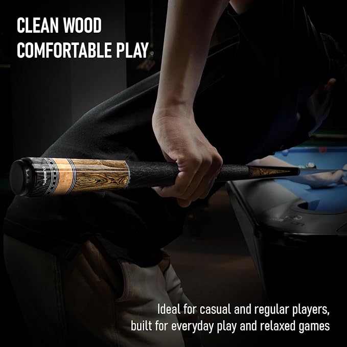 Series, Glass Fiber Pool Cue Stick, Uni-QR, 3/8-10, 5/16-18 Joint, Synthetic Leather Grip, 29" Glassfiber Shaft, 7-Layer Microfiber Tip