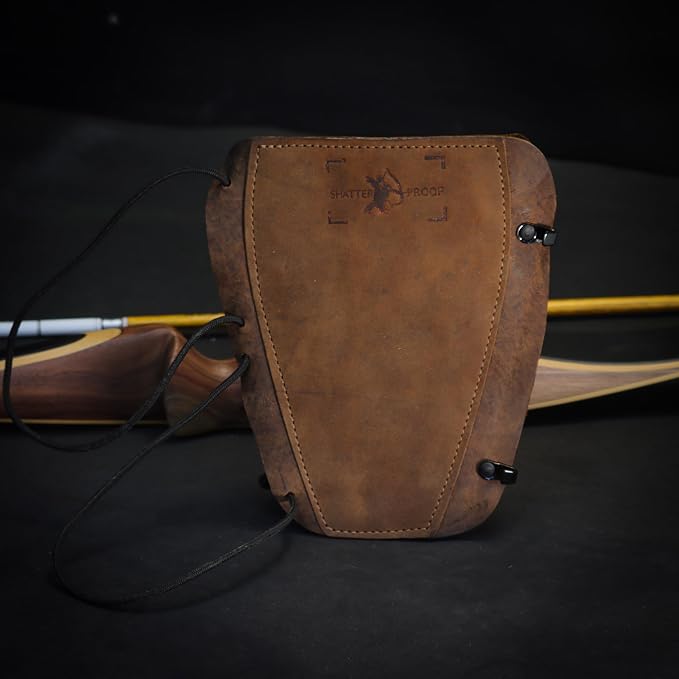 Ultimate Shatterproof Leather Arm Guard | USA Made | Adult Archery Arm Guard for Left & Right Hand