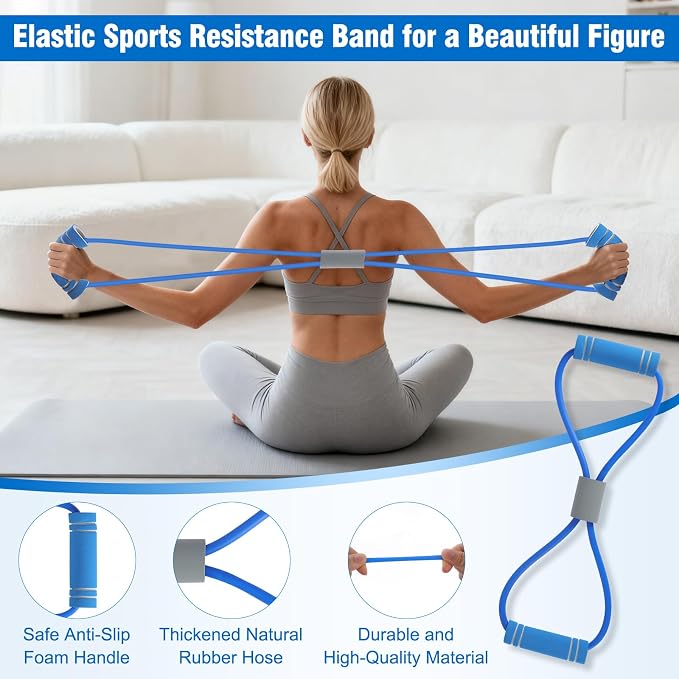 Pilates Equipment Kit for Home Workout, Pilates Ring and Ball Set for Women, 14'' Magic Circle Essentials Accessories Kit, Wrist Weights, Resistance Bands, Yoga Strap, Socks, Bag