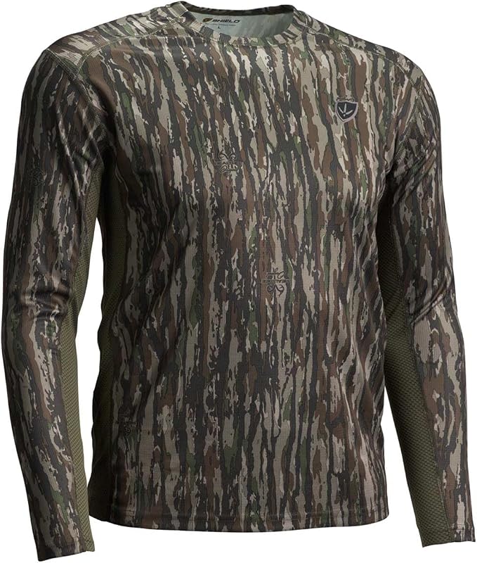 BLOCKER OUTDOORS Finisher Turkey Hunting Long Sleeve Performance Tee – Lightweight, Moisture-Wicking Camo Shirt