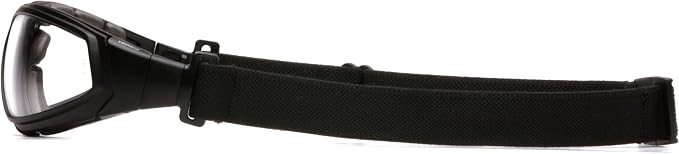Pyramex XSG Safety Eyewear, Clear Ballistic, Gray Ballistic And Amber Ballistic Interchangeable Lenses With Black Frame