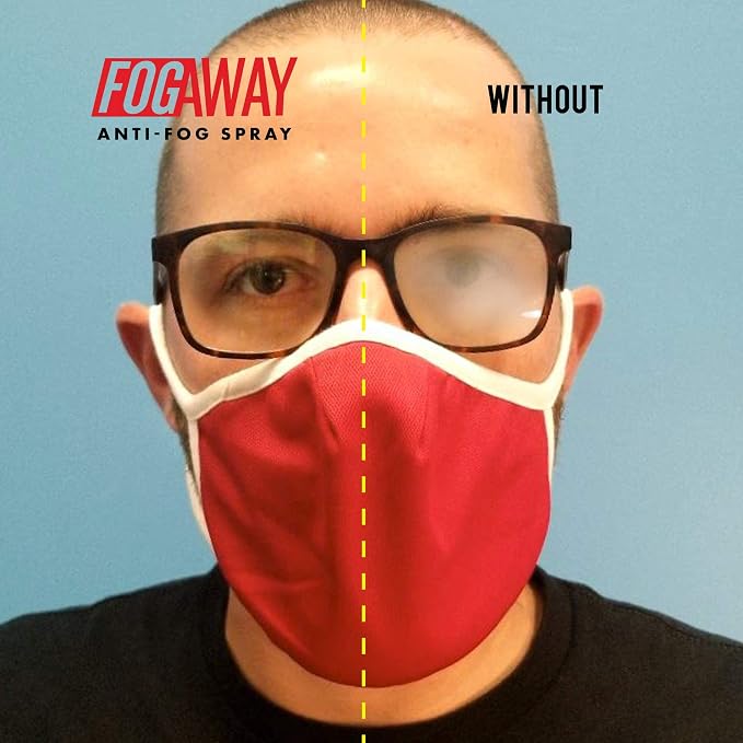 Gamer Advantage FogAway - Anti Fog Spray for Swim Goggles, Glasses, and Home Electronics - Safe for All Lens Types (2 Oz)