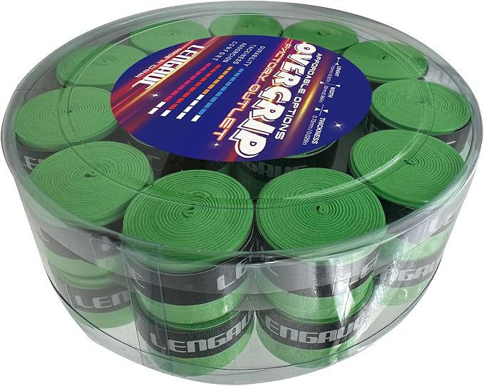 Tacky Overgrips,Tennis/Badminton/Pickleball/Paddle 30/60 Pack, Tacky Anti-Slip and Absorbent Grip, Colorful,Comfort Grip Tape,Absorb Sweatbands Anti Slip