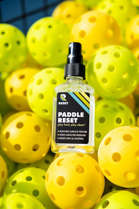 Paddle Reset - Pickleball Paddle Cleaner - Strips Impacted Residue and Increases Spin and Control