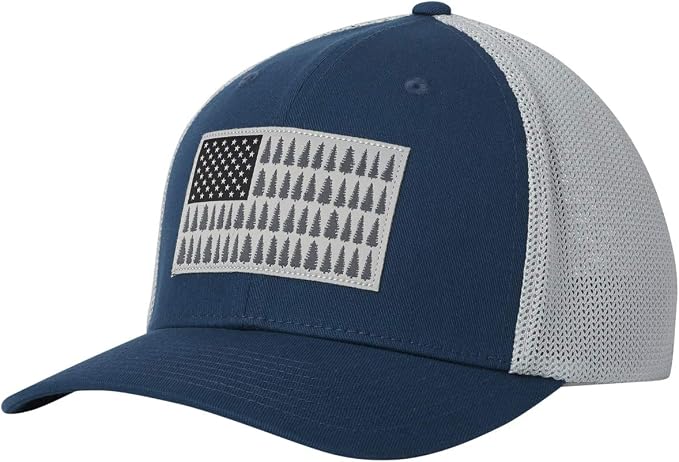 Columbia Unisex PFG Fish Flag Mesh Ball Cap