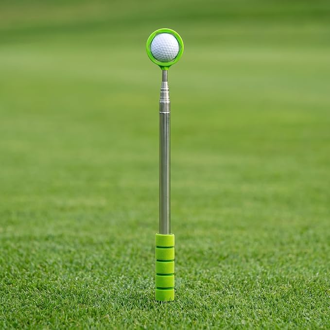 Golf Ball Retriever Stainless Steel Golf Balls Forgeway Golf Ball Picker — Telescopic Golf Ball Retriever 20ft with Shaft, Portable Ball Picker Upper Grabber, Golf Accessories & Golf Gifts for Men