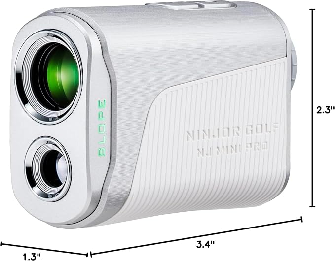 NINJOR GOLF(Ninja Golf) NJ Mini Series Golf Range Finder with Slope Switch and Pin Lock Laser RangeFinder Max1000YD