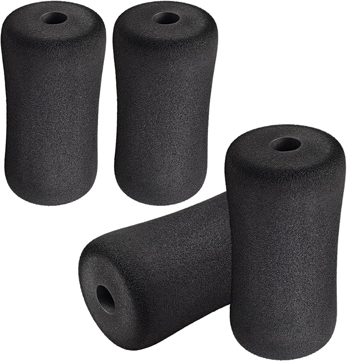 Foot Foam Pads Rollers(6.88 * 3.14 * 3.14in) for Exercise Machine, Inversion Table, Workout Bench, Sits Ups Replacement Parts, Home Gym Accesories