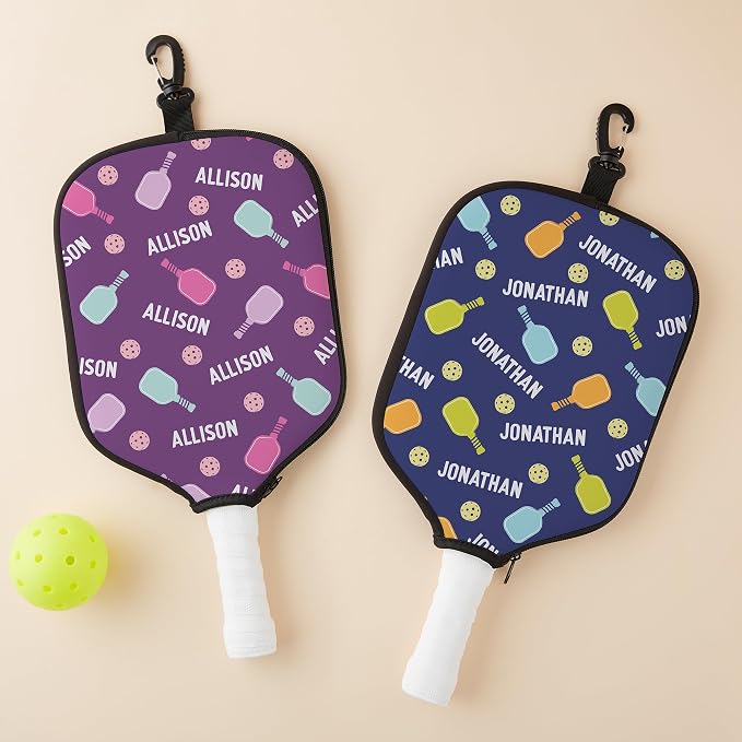Personalization Universe Personalized Pickleball Paddle Covers