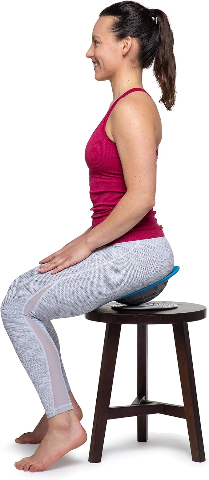 OPTP Pelvic Rocker Core Trainer – Balance Disc for Core Stability and Pelvic Floor Training – Hip Mobility Trainer and Pilates Exercise Equipment for SI Joint Support
