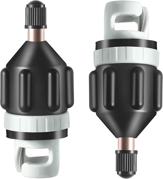 (2-Pack) Inflatable Boat SUP Pump Adaptor Air Pump Converter Standard Schrader Conventional Pump Adaptor for Kayak Inflatable Rowing Boat